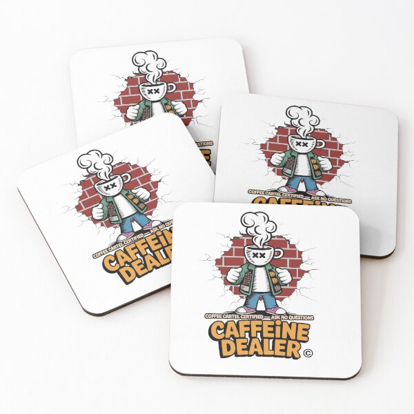 Item preview, CAFFEINE DEALER CLASSIC T-SHIRT  designed and sold by inkfluenceart.