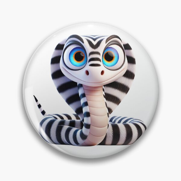 Item preview, Adorable Zebra Spitting Cobra designed and sold by Sillytoe.