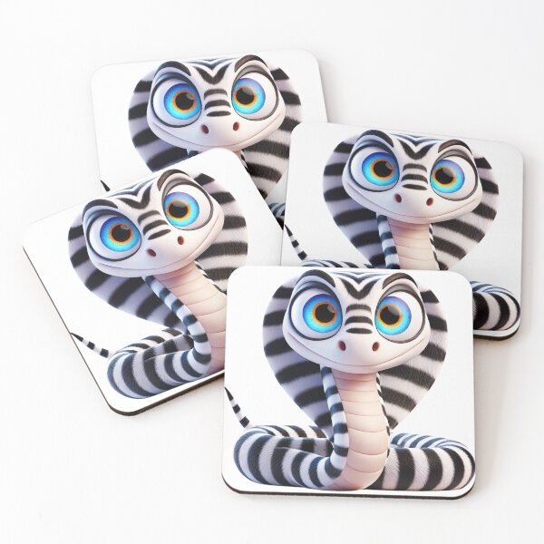 Item preview, Adorable Zebra Spitting Cobra designed and sold by Sillytoe.