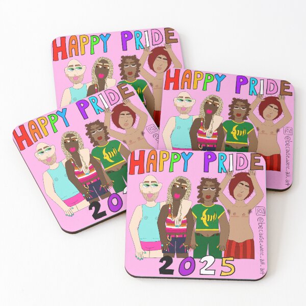 Item preview, HAPPY PRIDE 2025 designed and sold by Because We're All Art.