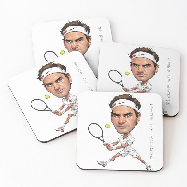 Item preview, Funny Caricature of Roger King of London Grand Slam designed and sold by vectorlove.