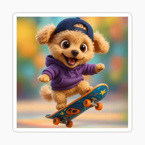 Item preview, Skater Chipoo designed and sold by Sillytoe.
