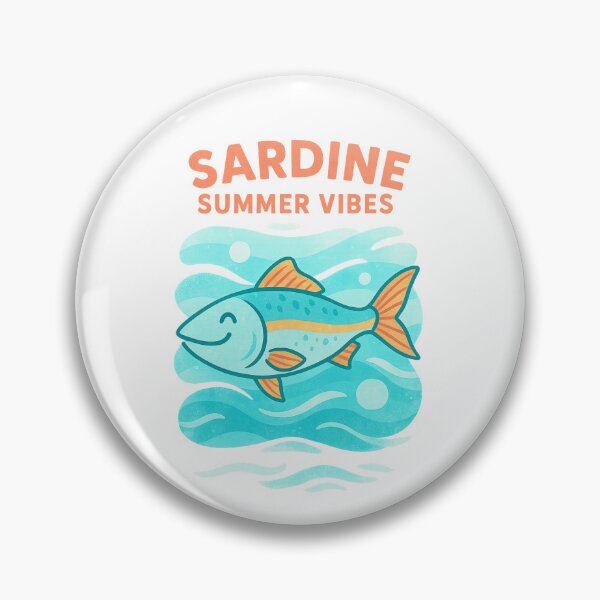 Artikelvorschau, Sardinen-Sommerstimmung – Lustiges Küstenfisch-Design entworfen und verkauft von ChrisCeconello.