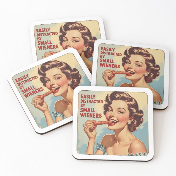 Item preview, Easily distracted by small wieners designed and sold by NicMacTees.