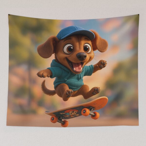 Item preview, Skater Chiweenie designed and sold by Sillytoe.