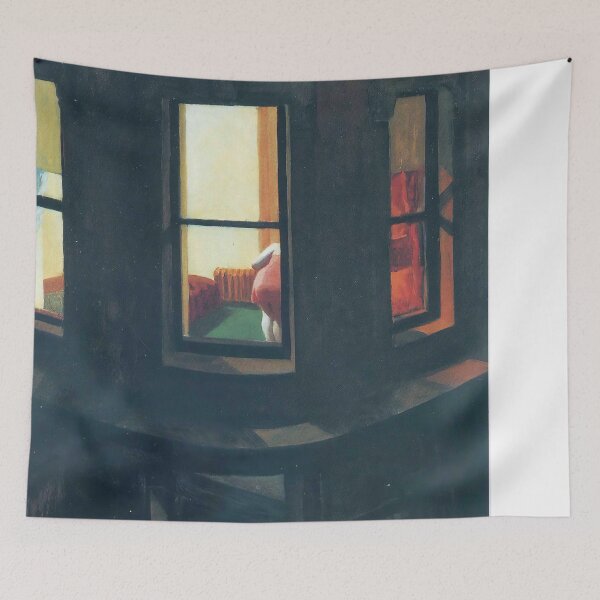 Aperçu de l'œuvre fenêtres de nuit Edward Hopper créée et vendue par TeeARTHY.