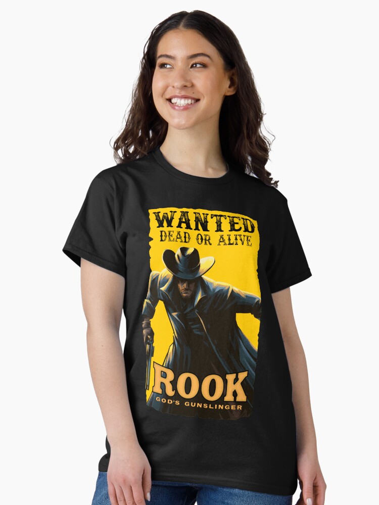 Thumbnail 2 of 7, Classic T-Shirt, Wanted: ROOK designed and sold by literaryoutlaw.