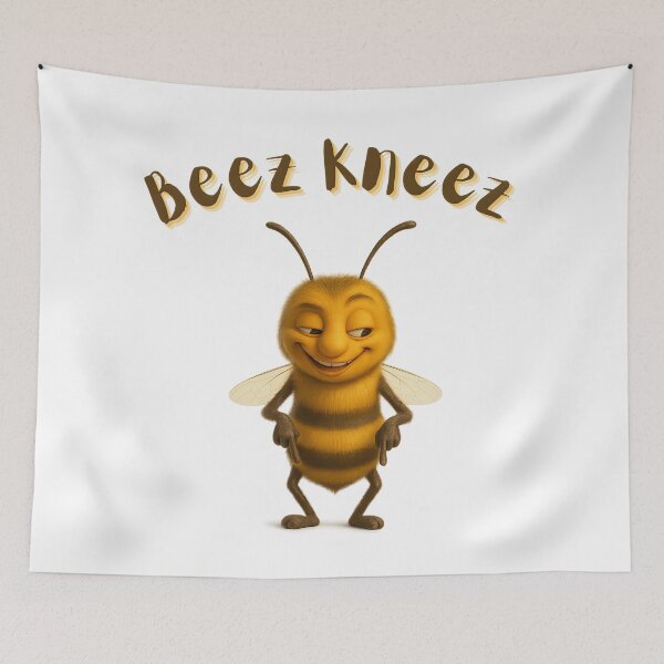 Item preview, Beez Kneez Pun designed and sold by Flobee's World.