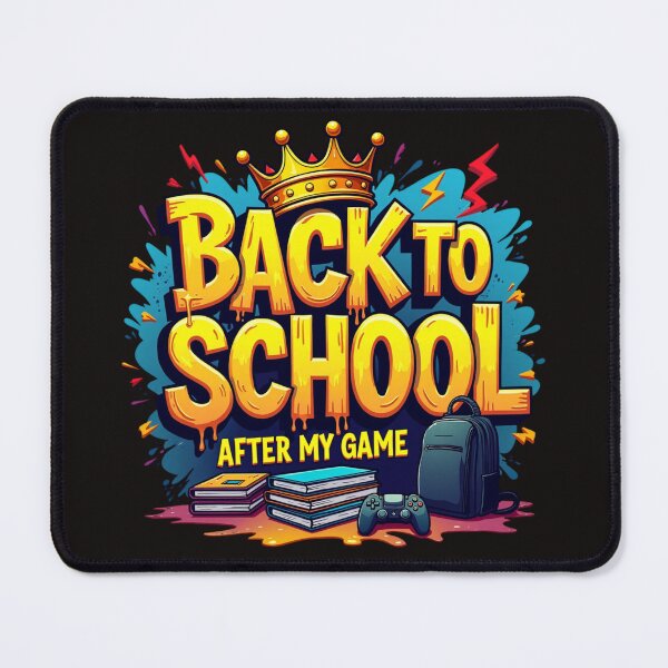 Item preview, Back to School After My Game – Funny Gamer Student Design designed and sold by WHDProduction45.