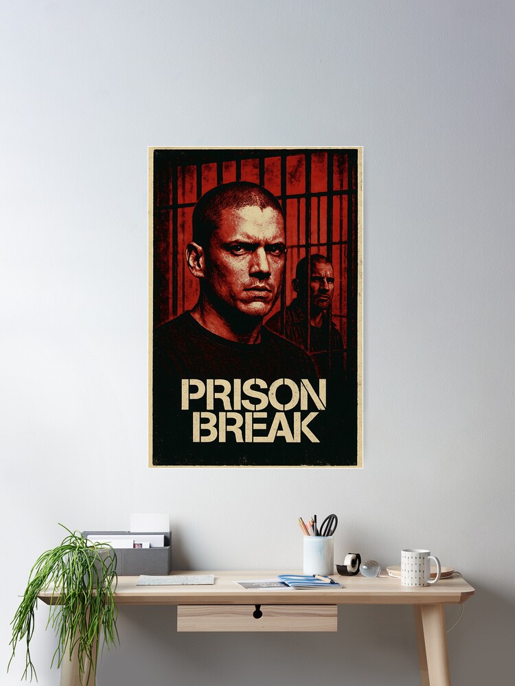 Locked In  The Prison Break Legacy Art Print, Poster