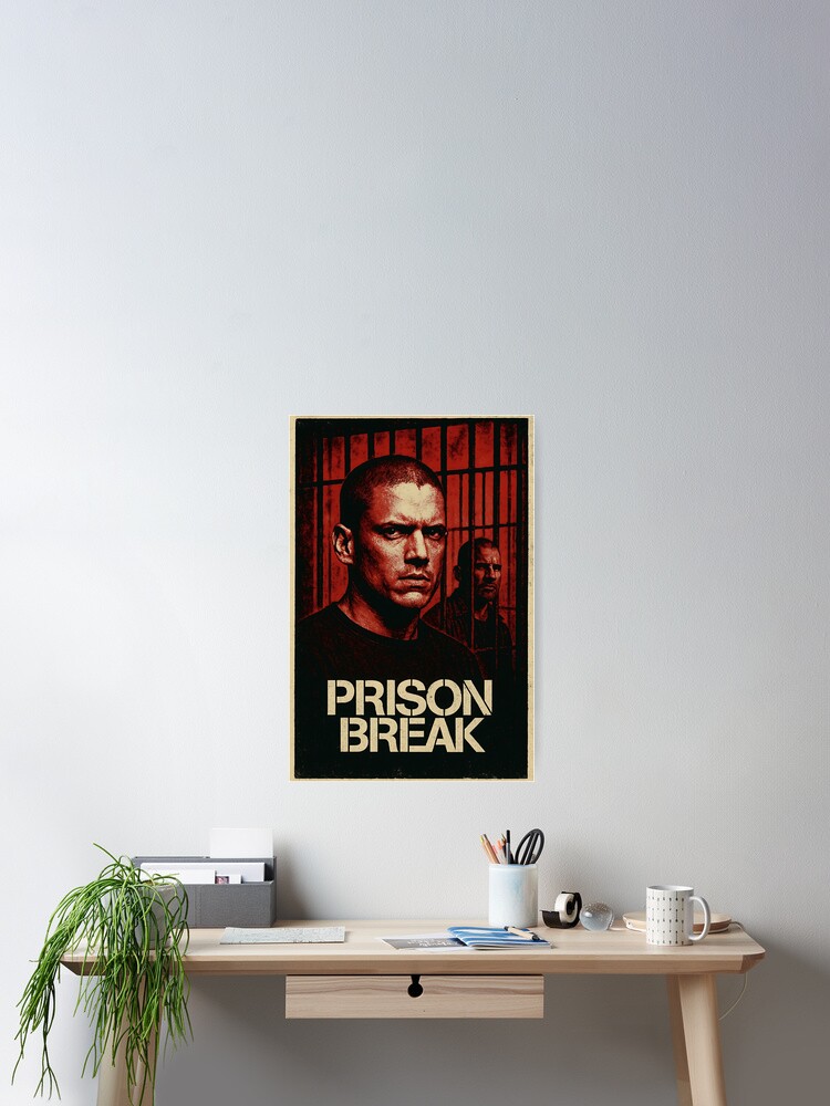 Locked In  The Prison Break Legacy Art Print, Poster