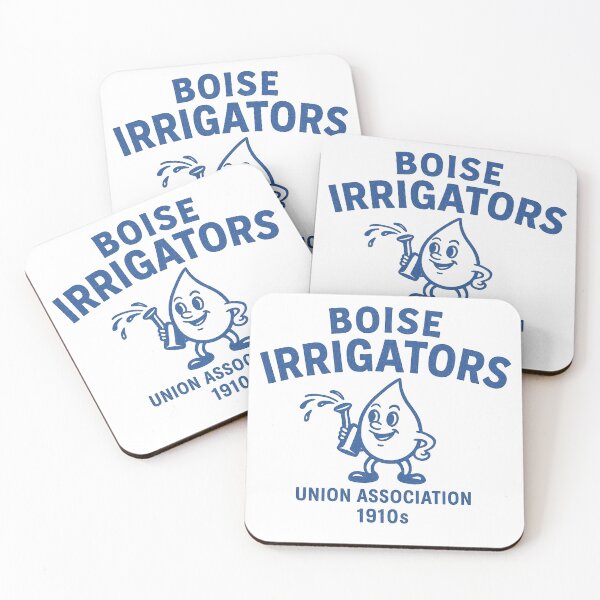 Artikelvorschau, Boise Irrigators Retro-Baseball-Logo – Gewerkschaftsverband (1910er Jahre) entworfen und verkauft von BackstopAndCo.
