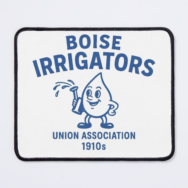 Item preview, Boise Irrigators Retro Baseball Logo – Union Association (1910s) designed and sold by BackstopAndCo.