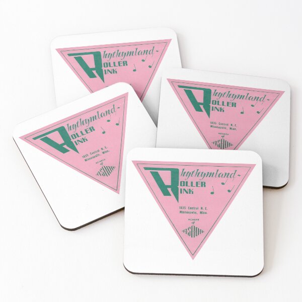 Item preview, Rhythymland Roller Rink Minneapolis Minnesota Roller Skating Rink Sticker Decal Label designed and sold by tislord.