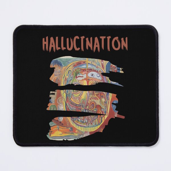 Item preview, Hallucination Psychedelic Art – Surreal Distorted Face with Trippy Colors designed and sold by SmyrnaArtGalery.