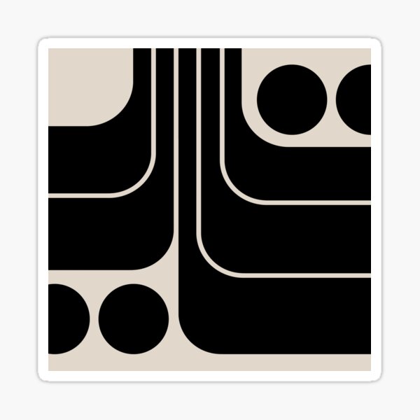 Item preview, Retro Geometric Design 630 designed and sold by tonymagnerart.