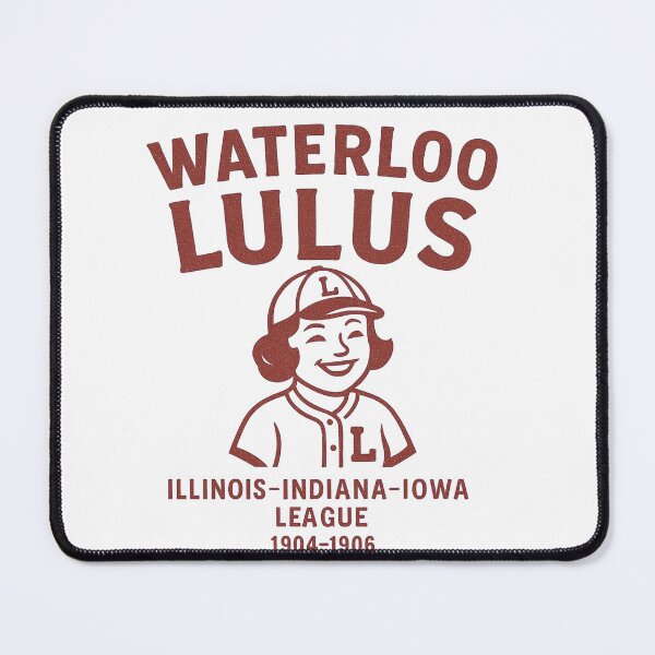 Item preview, Waterloo Lulus Vintage Baseball Logo – Illinois-Indiana-Iowa League (1904–1906) designed and sold by BackstopAndCo.