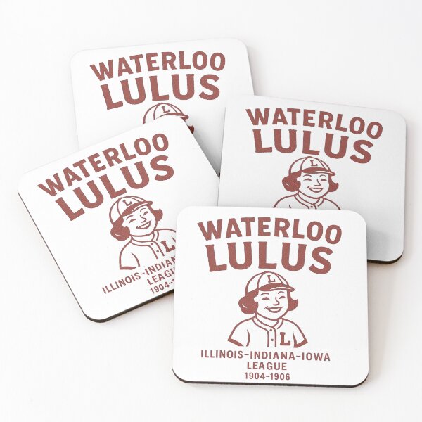 Item preview, Waterloo Lulus Vintage Baseball Logo – Illinois-Indiana-Iowa League (1904–1906) designed and sold by BackstopAndCo.