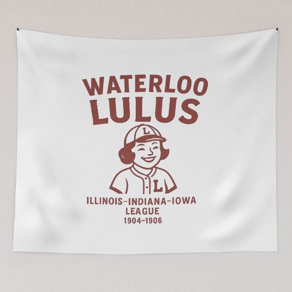 Item preview, Waterloo Lulus Vintage Baseball Logo – Illinois-Indiana-Iowa League (1904–1906) designed and sold by BackstopAndCo.
