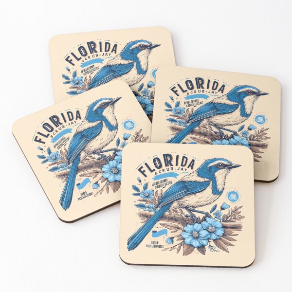 Item preview, Florida Scrub-Jay 9 designed and sold by theAVIARY7.