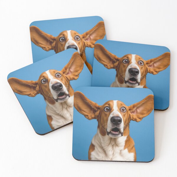Item preview, Shocked Expression On a Basset Hound designed and sold by Maria Dryfhout.