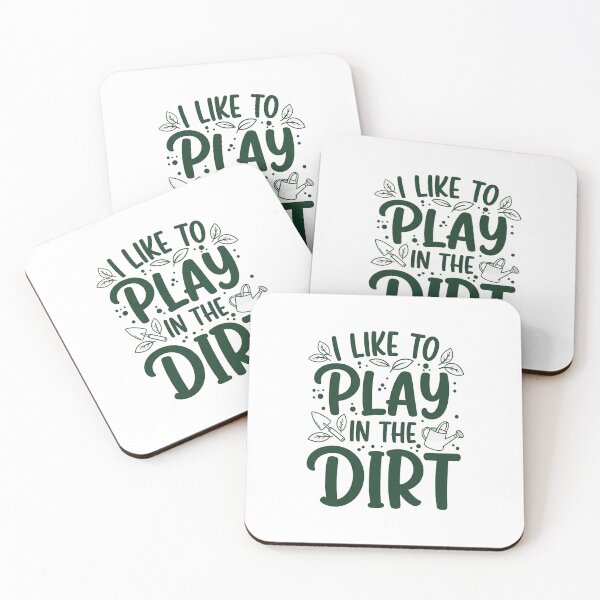 Item preview, I Like to Play in the Dirt, Funny Gardening Quote, Plant Lover Gift, Garden Humor, Dirt Sticker, Gardening Shirt designed and sold by shashtopia.