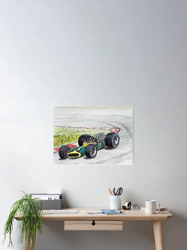 Thumbnail 2 of 3, Poster, British Racer designed and sold by Raulworks.