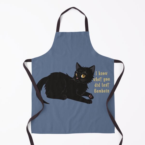 Item preview, I Know What You Did Last Samhain – Gothic Black Cat Design designed and sold by Fireborne Studio.