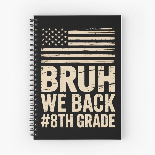 Item preview, Bruh We Back 8th Grade American Usa Flag designed and sold by Marpin91.