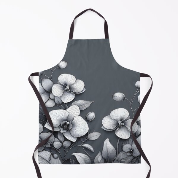 Aperçu de l'œuvre Orchidée argentée créée et vendue par MOFAPPAREL.
