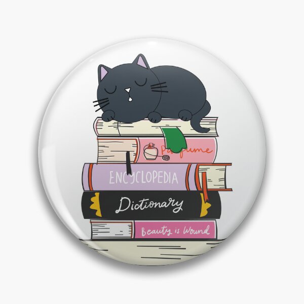 Item preview, cat reading book designed and sold by thatam.