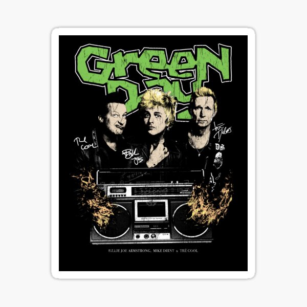 Vista previa del artículo con la obra «Diseño de Green Day», diseñado y vendido por LucasFelisberto.