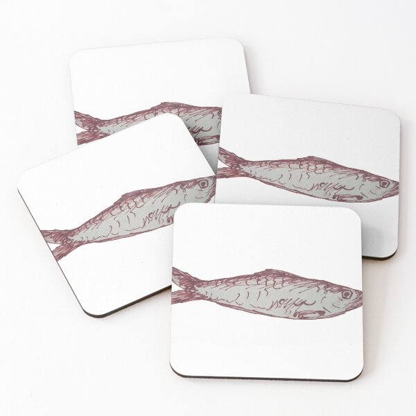 Item preview, Minimalistic, aesthetic fish illiustration designed and sold by Orange-jello.