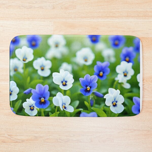 Item preview, Bluer than Blue Floral Collection - White & Blue Forget-me-not designed and sold by Dailywalker22.