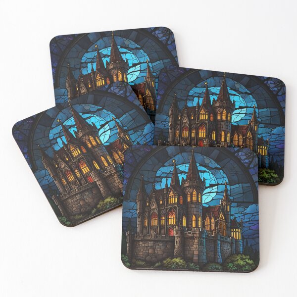Item preview, Moonlit Bastion – Gothic Castle designed and sold by The Enchanted Treasury.