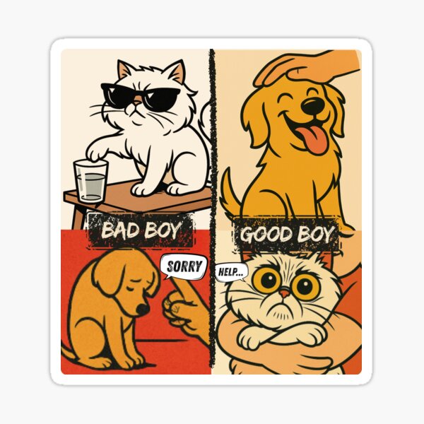 Item preview, Ironic Pet Poster – Same Words. Different Ears. designed and sold by GoodsAIMarket.