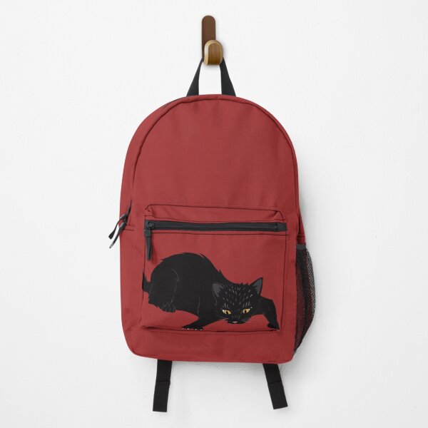 Item preview, Luna the Black Cat Familiar – Prowling Gothic Halloween Cat Art designed and sold by Fireborne Studio.