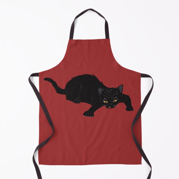 Item preview, Luna the Black Cat Familiar – Prowling Gothic Halloween Cat Art designed and sold by Fireborne Studio.