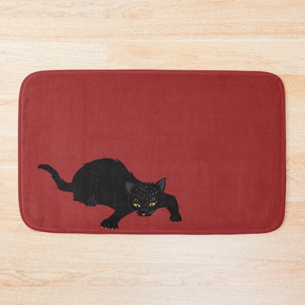 Item preview, Luna the Black Cat Familiar – Prowling Gothic Halloween Cat Art designed and sold by Fireborne Studio.