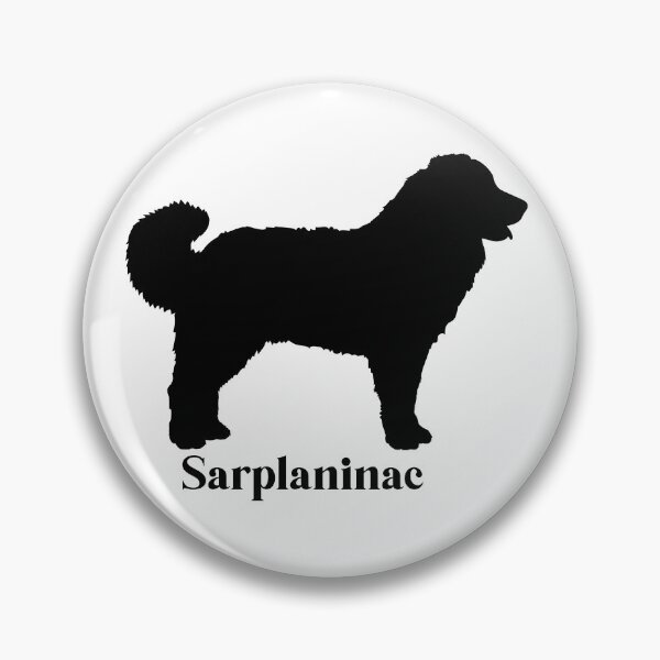 Artikelvorschau, Šarplaninac – Auffälliges Hundesilhouetten-Design für Rassenliebhaber entworfen und verkauft von EmeraldeaArt.