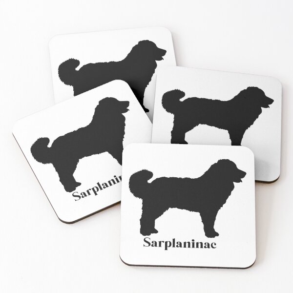 Artikelvorschau, Šarplaninac – Auffälliges Hundesilhouetten-Design für Rassenliebhaber entworfen und verkauft von EmeraldeaArt.