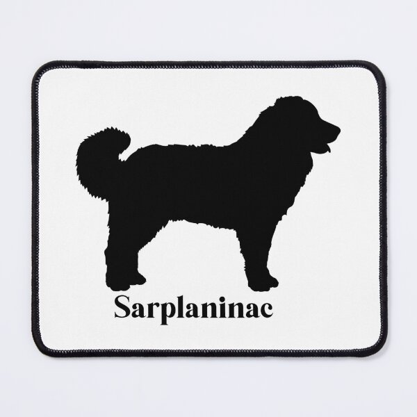 Artikelvorschau, Šarplaninac – Auffälliges Hundesilhouetten-Design für Rassenliebhaber entworfen und verkauft von EmeraldeaArt.