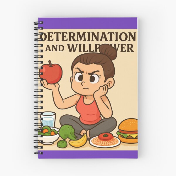Item preview, Détermination et Volonté : Le Défi du Régime Determination and Willpower: The Diet Challenge designed and sold by Drawingshirts.