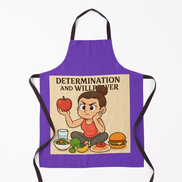 Item preview, Détermination et Volonté : Le Défi du Régime Determination and Willpower: The Diet Challenge designed and sold by Drawingshirts.