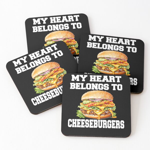 Item preview, Cheeseburger Lover My Heart Belongs To Cheeseburgers  designed and sold by fantasticdesign.