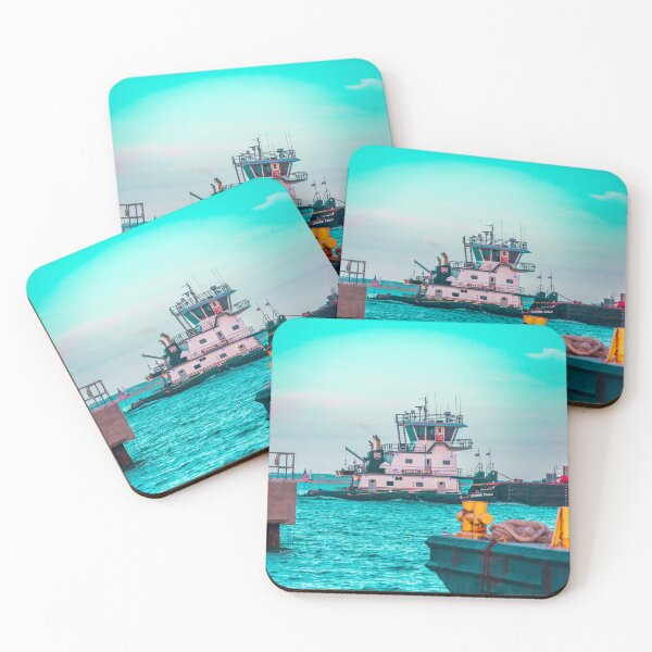 Item preview, A Tugboat in Tranquil Waters  designed and sold by Niceaprints25.
