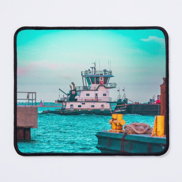 Item preview, A Tugboat in Tranquil Waters designed and sold by Niceaprints25.