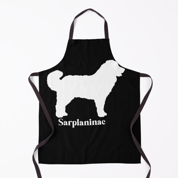 Artikelvorschau, Šarplaninac – Auffälliges weißes Hundesilhouetten-Design für Rassenliebhaber entworfen und verkauft von EmeraldeaArt.