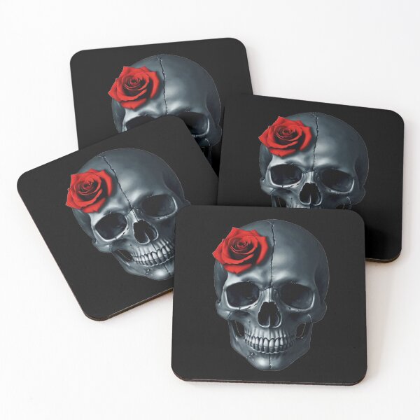 Item preview, Skull with a rose designed and sold by WOJDA-.
