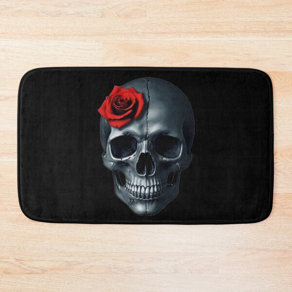 Item preview, Skull with a rose designed and sold by WOJDA-.